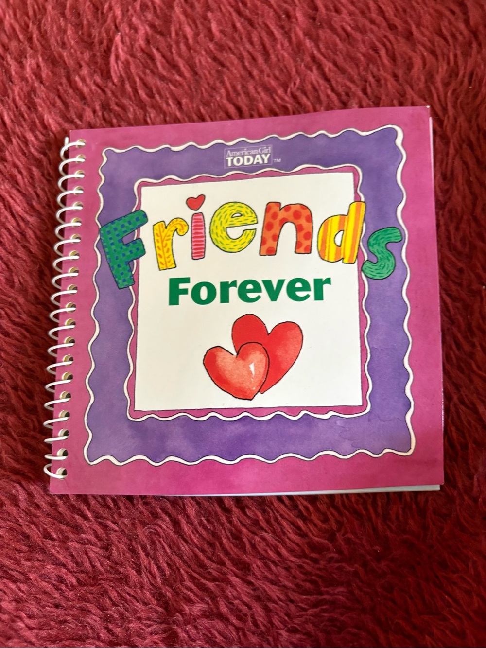 2002 Never Used American Girl “Friends Forever” Journal